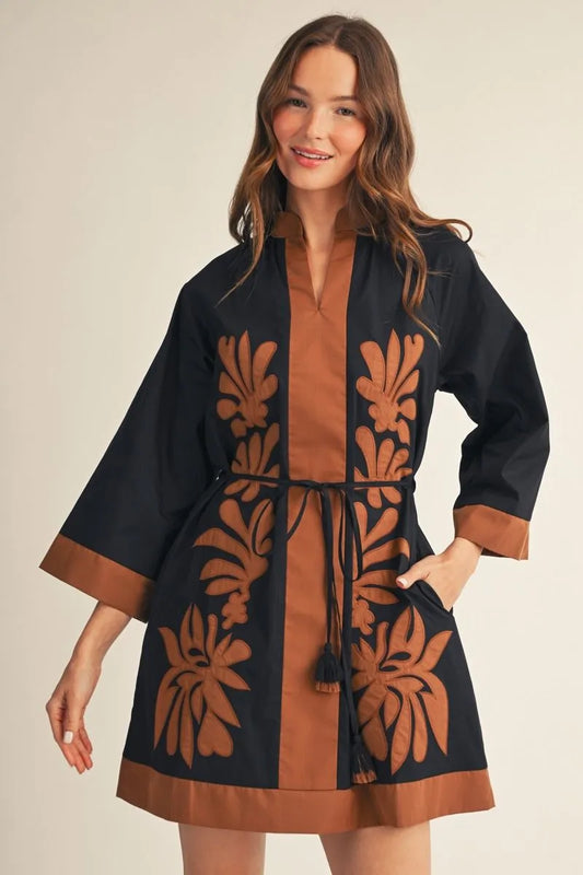 The Sienna Bloom in Black