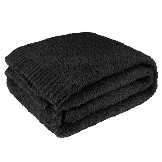 Buttery Soft Fluffy Knit Blanket- 4 Colors