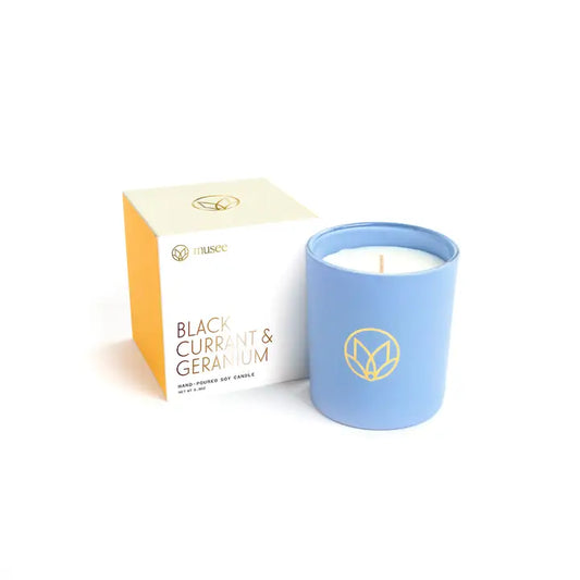 Black Currant & Geranium Soy Candle
