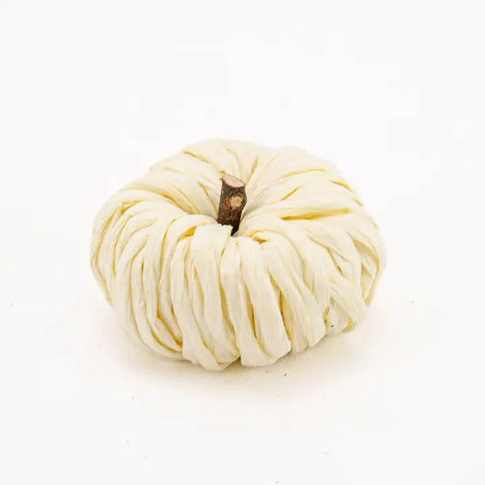 Petite Pumpkin White 3"
