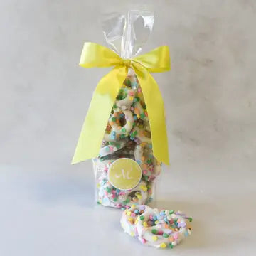 Spring White Chocolate-Covered Pretzels (5oz)