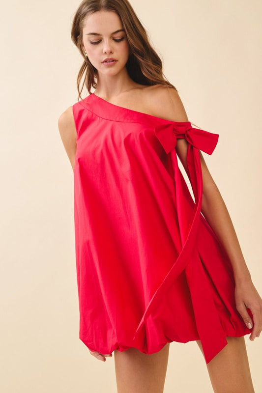 Game Day Glory Dress-Red