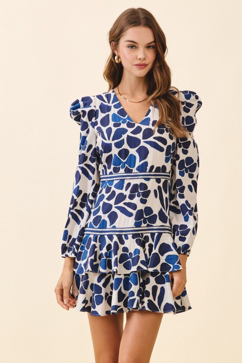 Indigo Bloom Dress