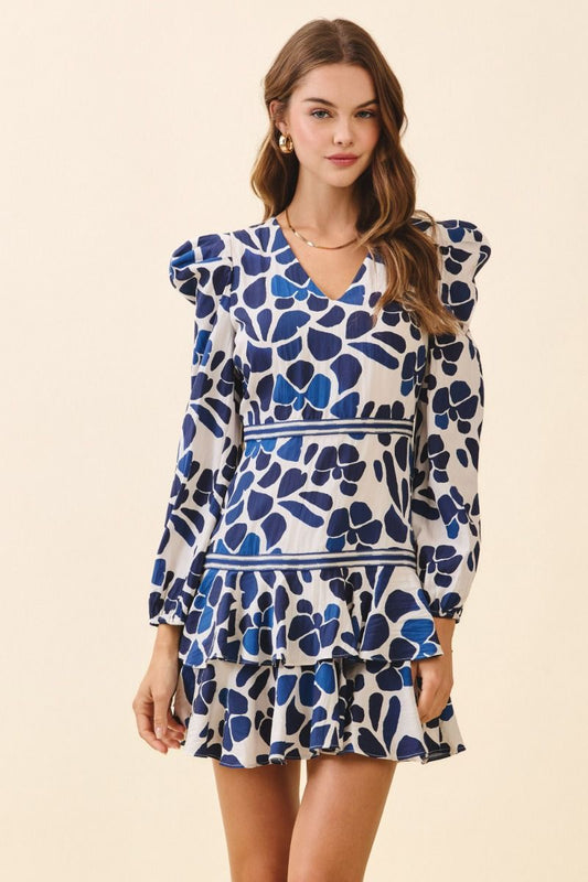 Indigo Bloom Dress