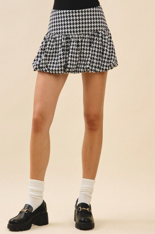The Houndstooth Rally Skirt