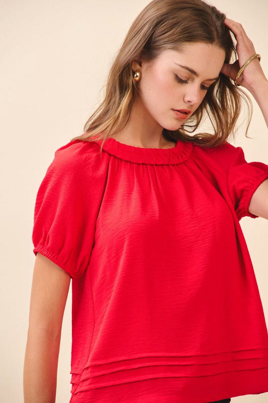 The Tide Top in Red
