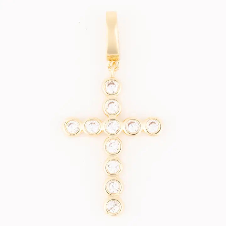 Sophie | Charm Circle Stone Cross
