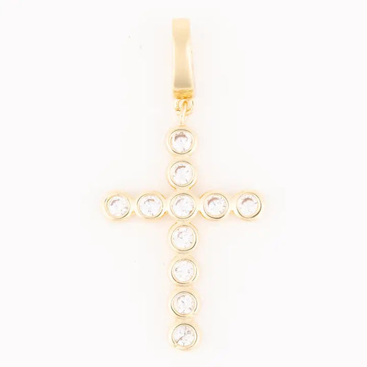 Sophie | Charm Circle Stone Cross