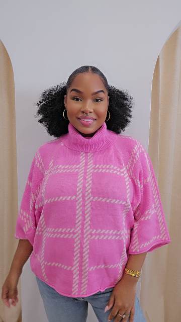 The Ann Kathryn Sweater in Pink