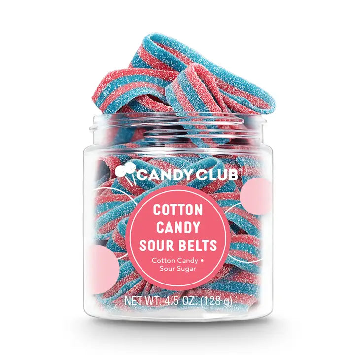 Candy Club Cotton Candy Sour Belts