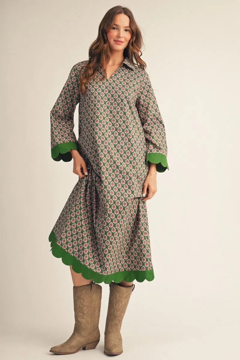 The Cottage Social Dress in Olive