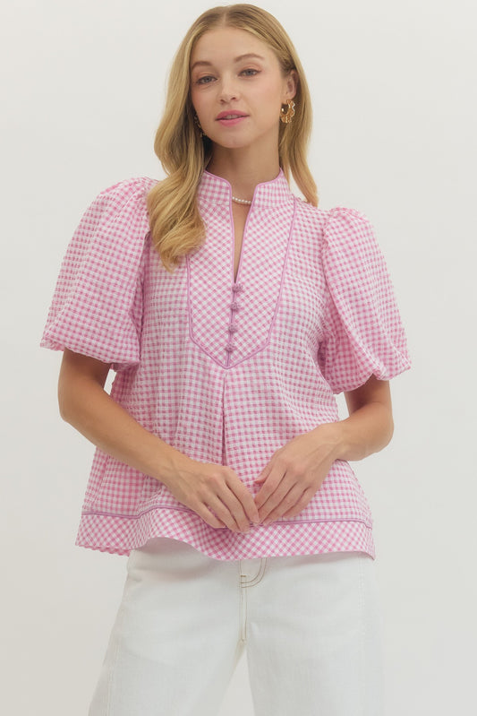 The Summer Day Top in Pink