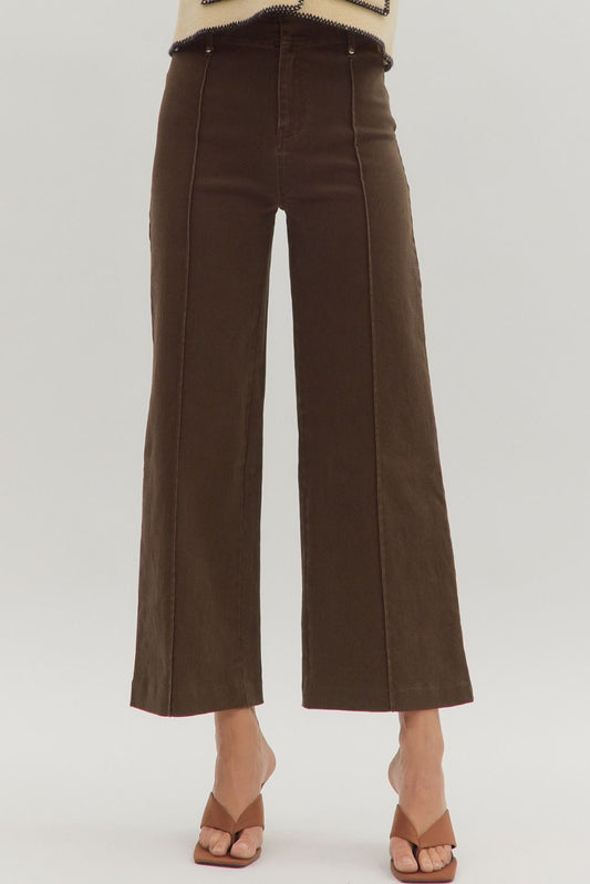 The Collins Pant-Brown