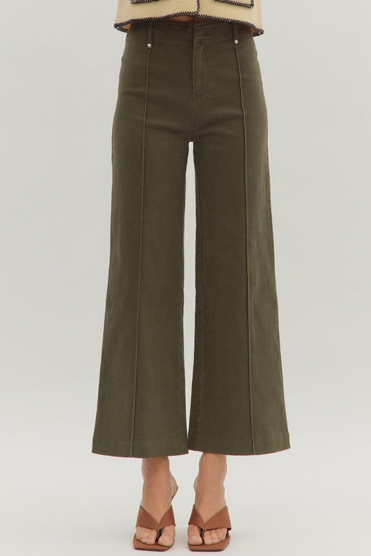 The Collins Pant-Olive