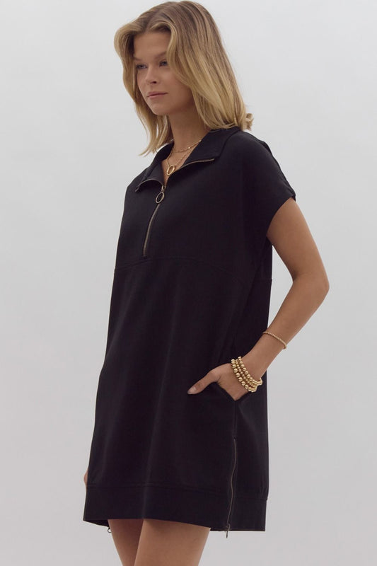 The Jaden Dress in Black