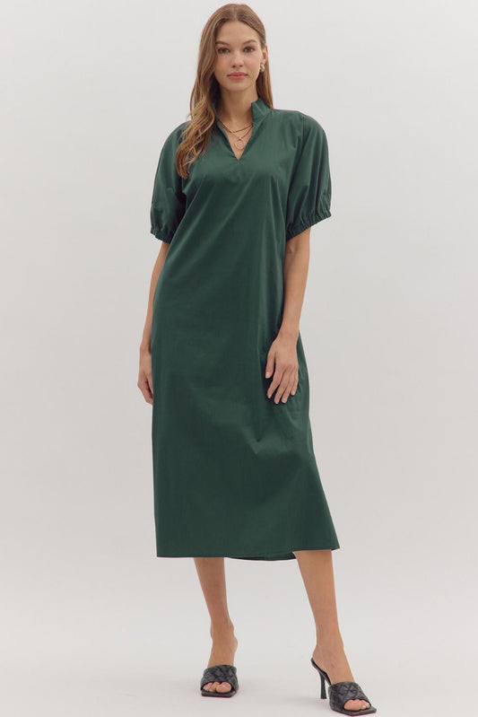 The Camden Midi-Green