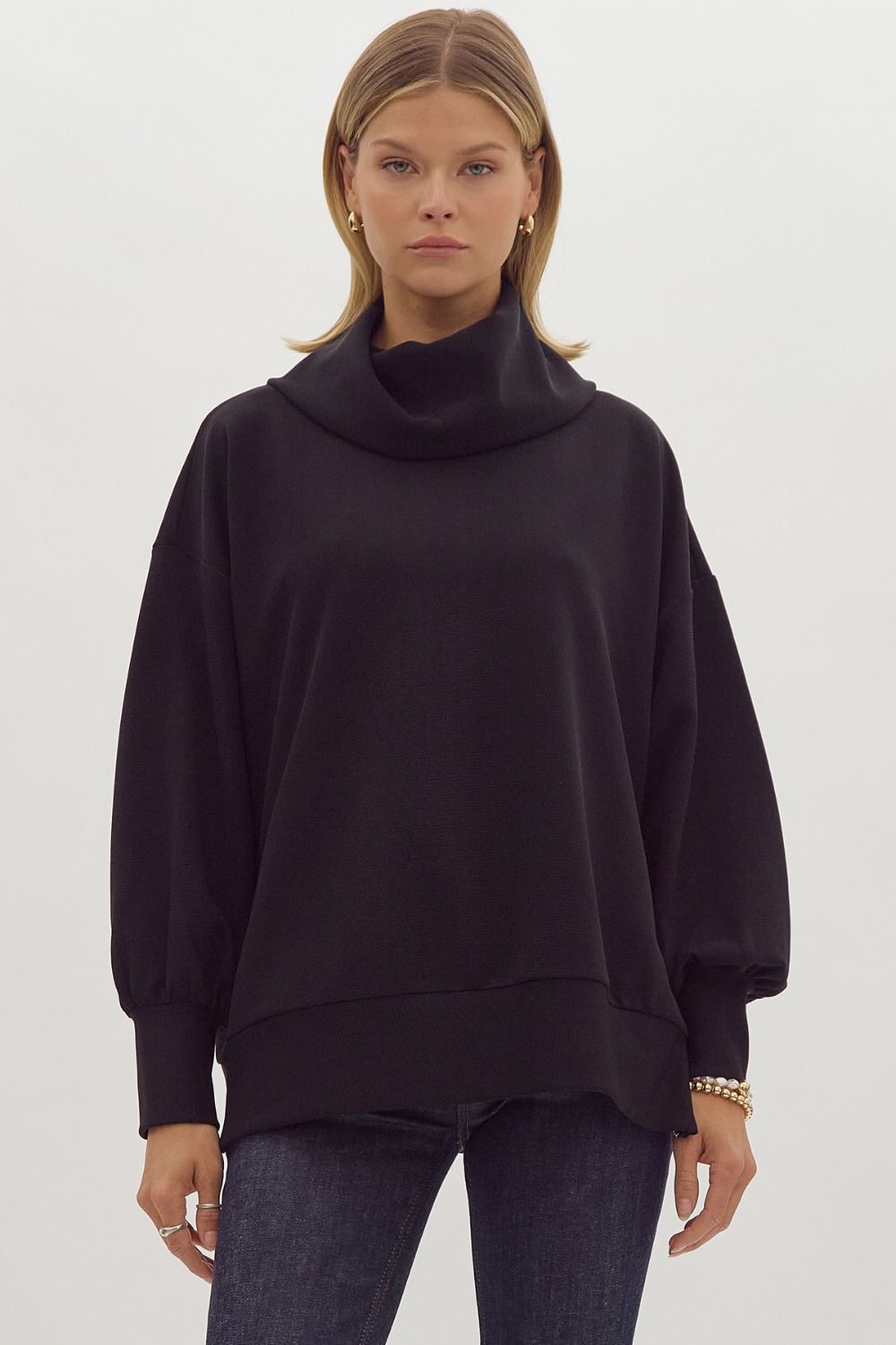 The Tegan Top in Black