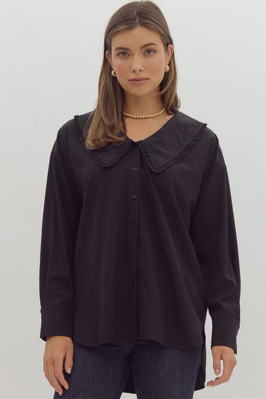 The Charlie Blouse in Black