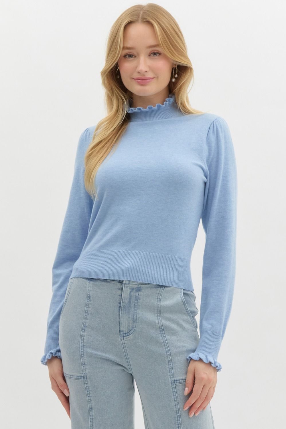 The Baker Top in Blue