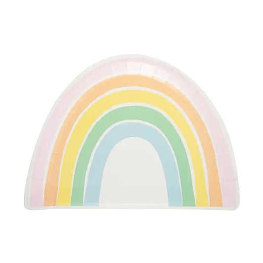 Pastel Rainbow Shaped Plate