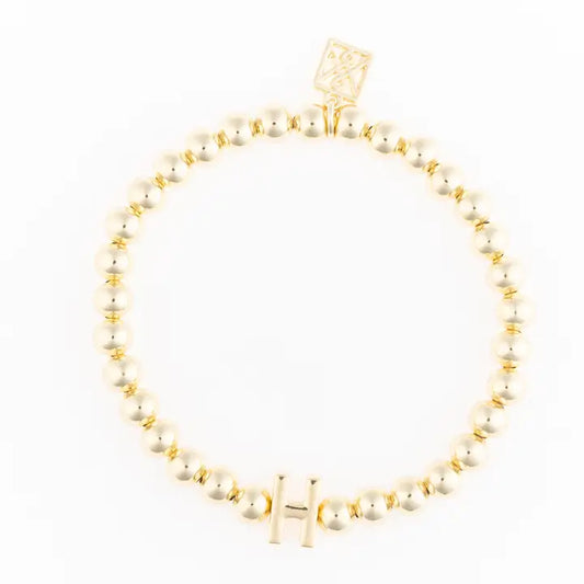 Meredith Initial Bracelet-H