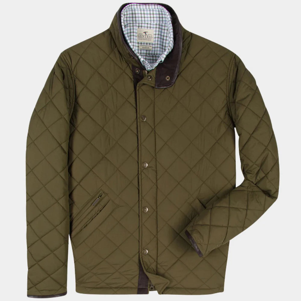 GenTeal Olive Northpoint Quilted Coat